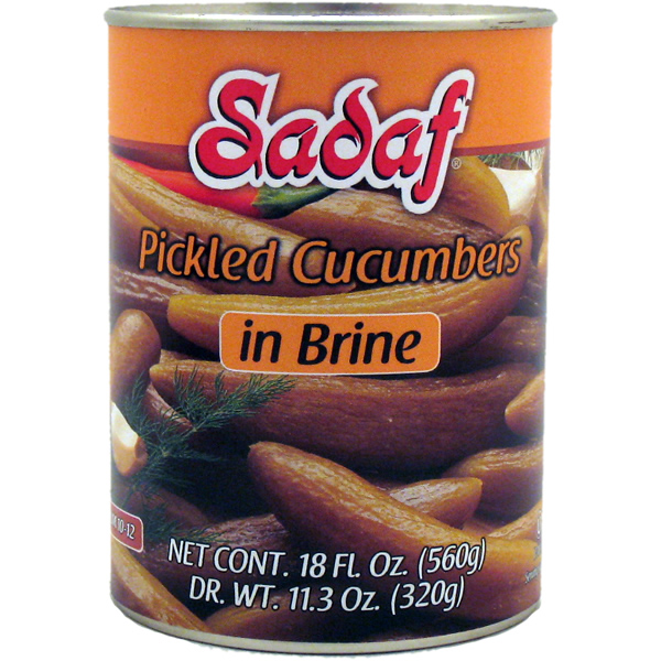 Sadaf Pickled Cucumber in Brine 18-25 | Minami Group