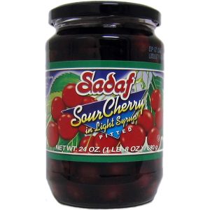Sadaf Pitted Sour Cherry in Light Syrup 24 oz